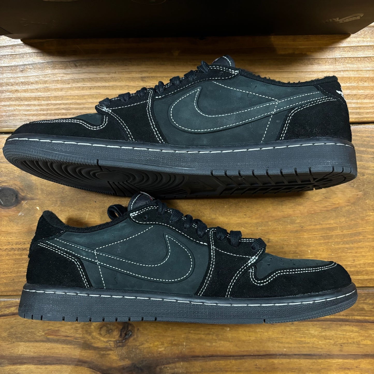 Travis Scott x Jordan 1 Retro Low OG SP 'Black Phantom' (Used)