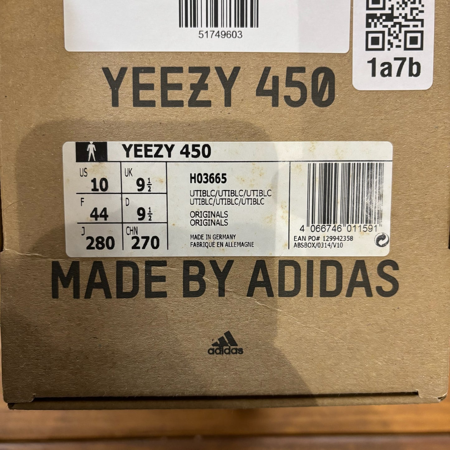 Yeezy 450 'Utility Black' (Used)