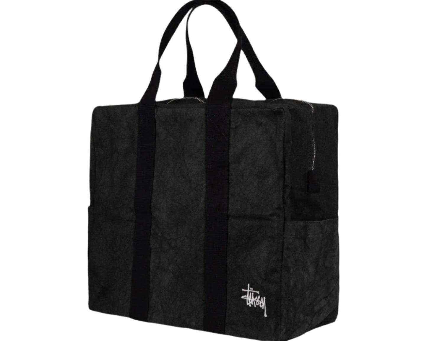 Stussy Canvas Flight Bag - Washed Black