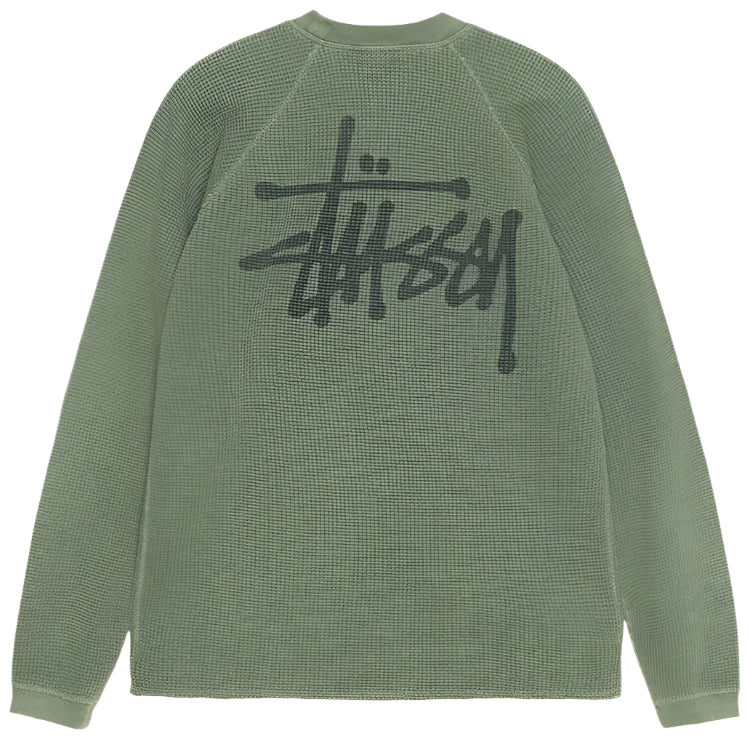 Stussy Raglan Thermal - Olive