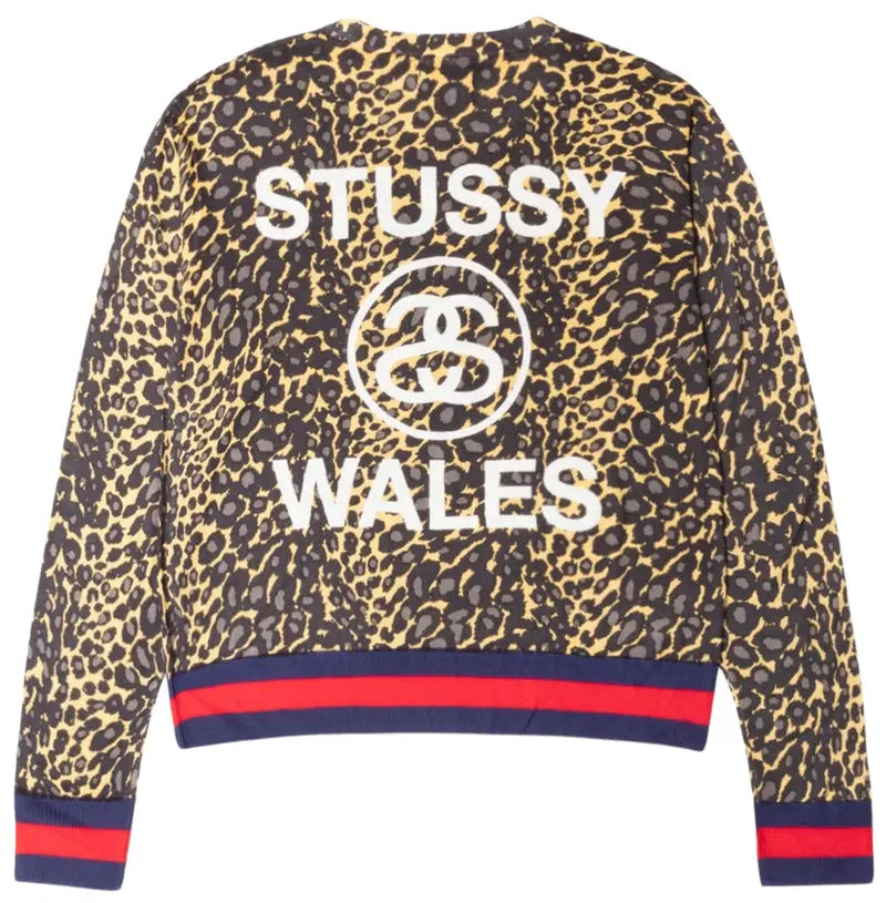 Stussy x Wales Bonner Leopard Sweater 'Golden'