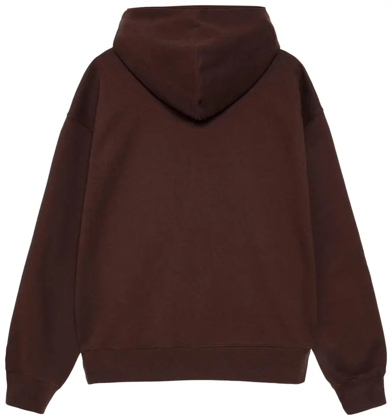 Stussy x Nike Stone Washed Fleece Zip Hoodie 'Dark Cinder'