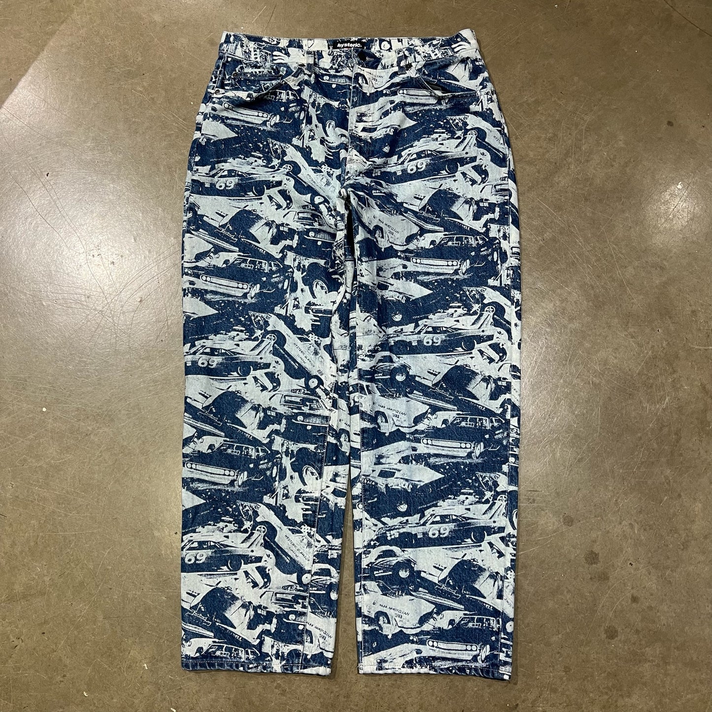 Supreme Hysteric Glamour Cars Baggy Jeans (Used)