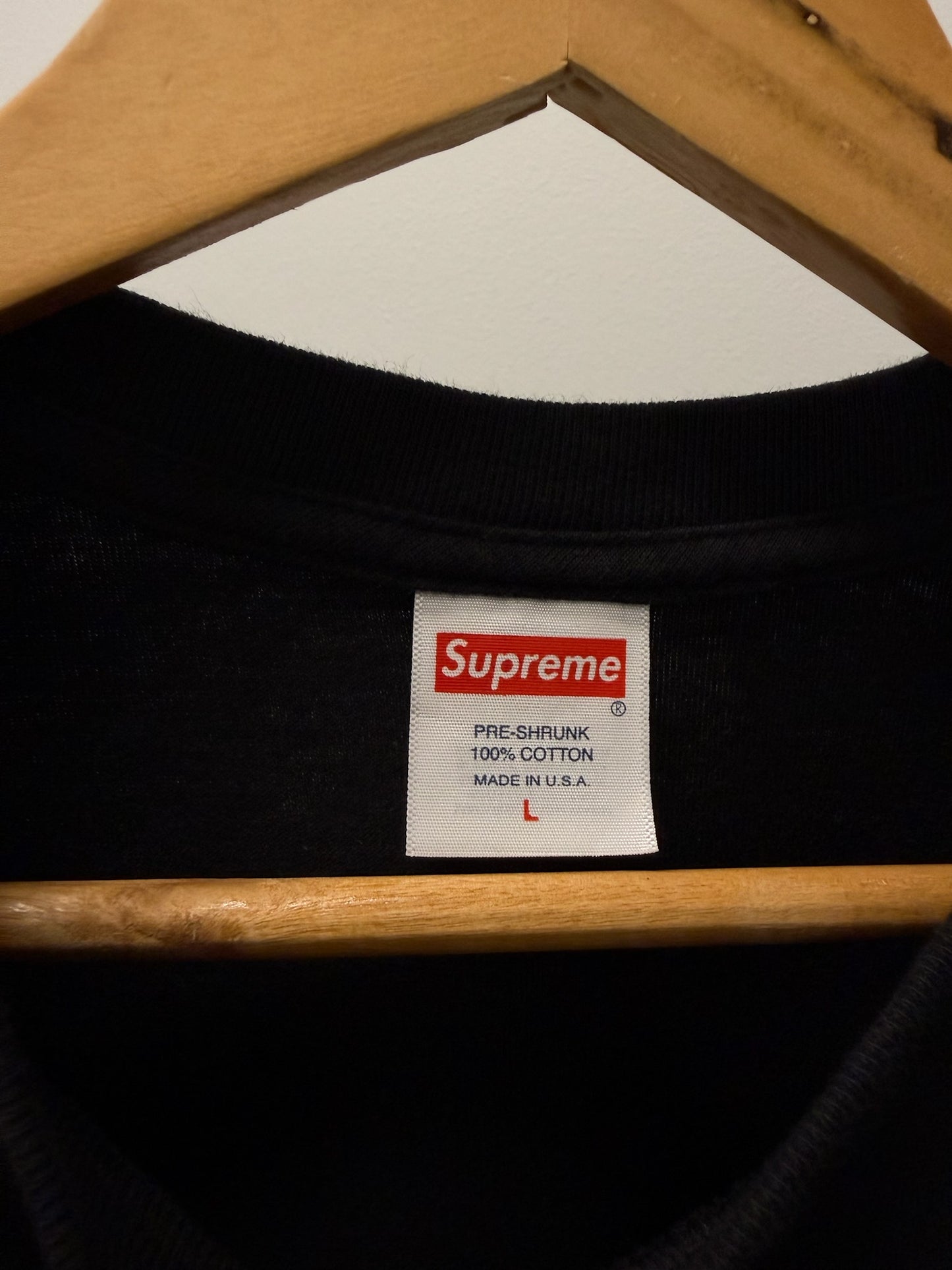 Large - Supreme Arabic Logo Tee 'Black' (Pre-Owned)