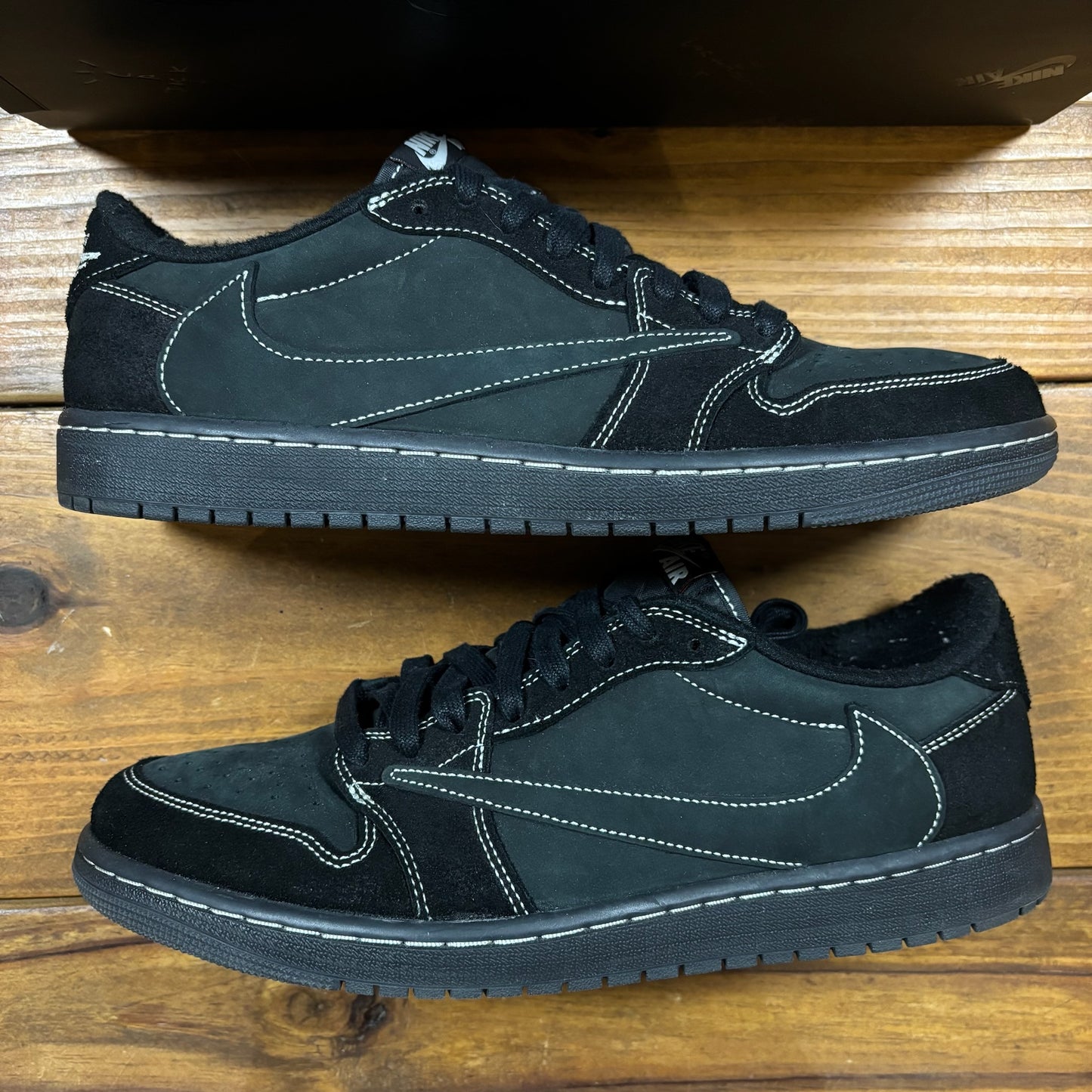 Travis Scott x Jordan 1 Retro Low OG SP 'Black Phantom' (Used)