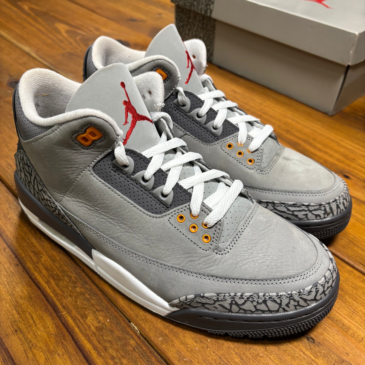 SIZE 10 - Jordan 3 Retro 'Cool Grey' 2021 (Used)