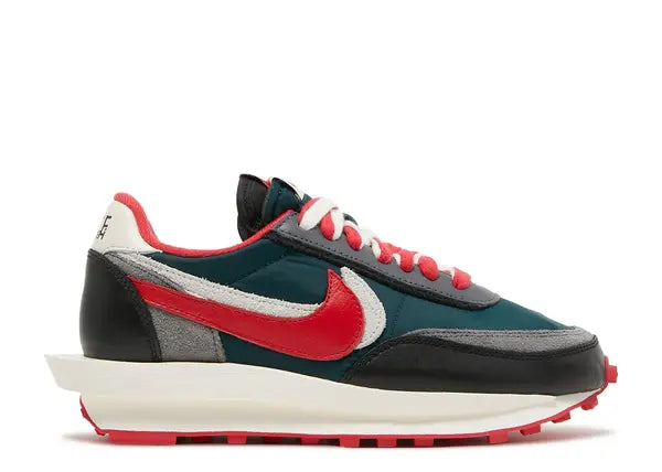 Size 10 - sacai x Undercover x LDWaffle 'Midnight Spruce University Red'