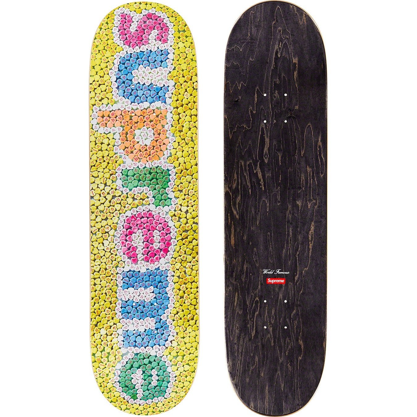Supreme Hearts Skateboard