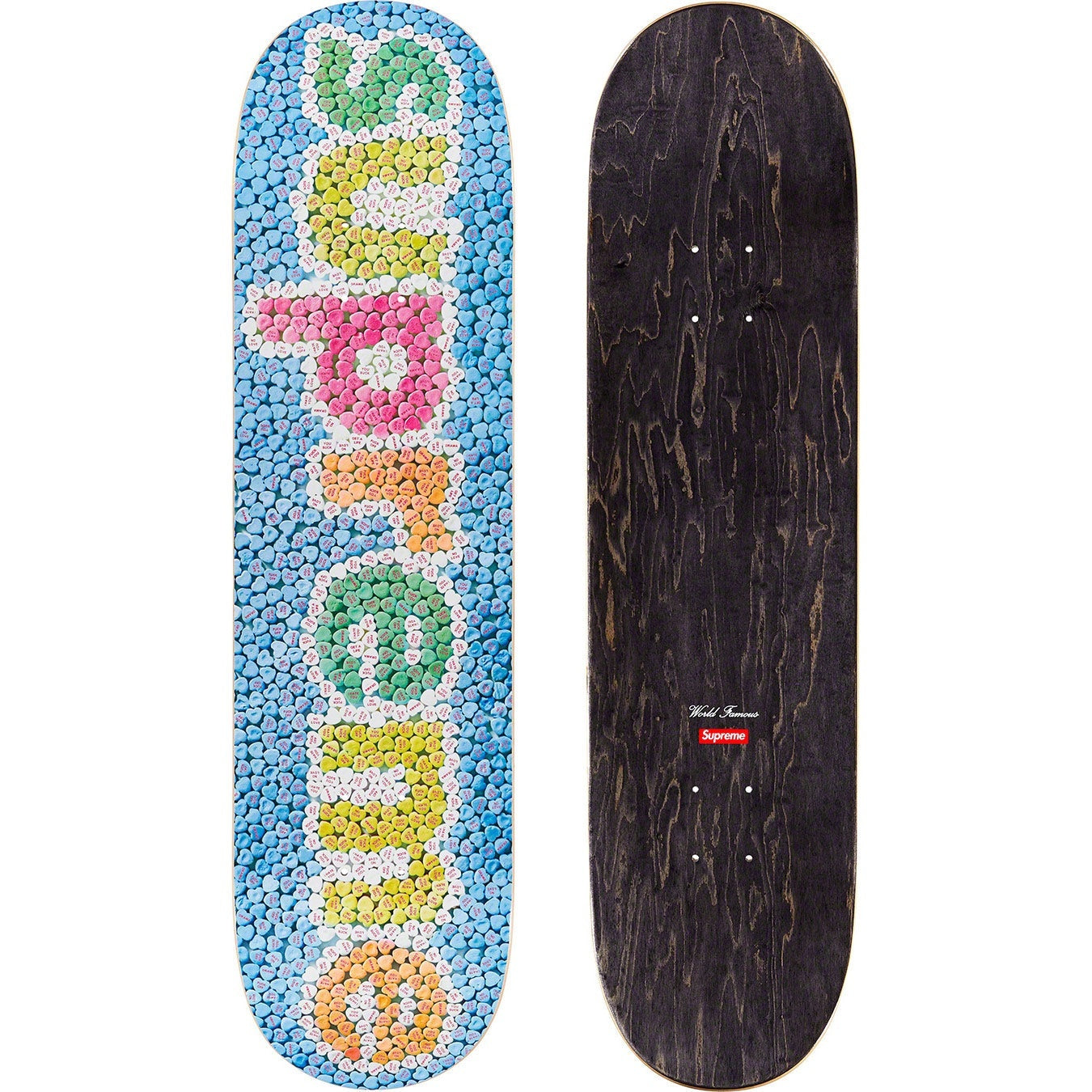 Supreme Hearts Skateboard