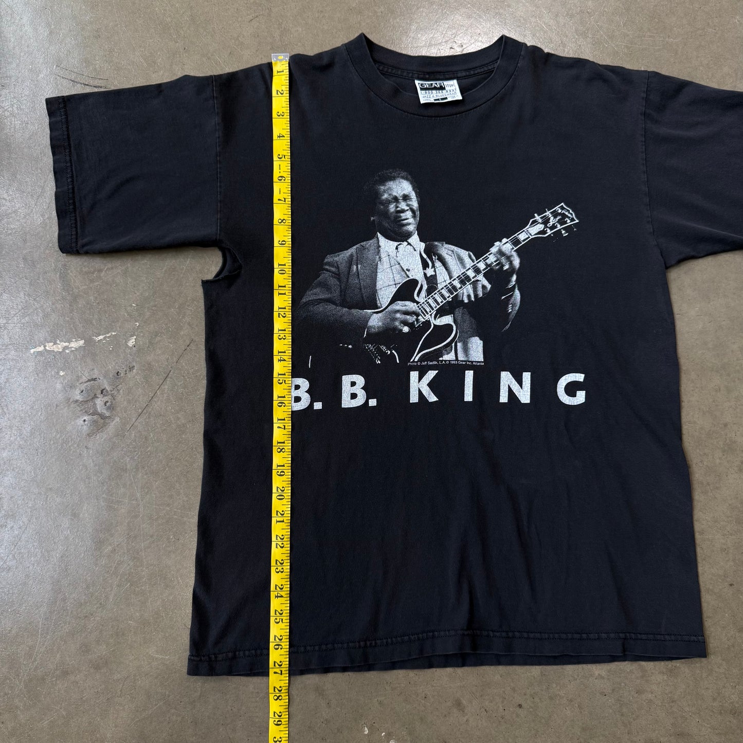 Large - Vintage BB King Fotoshirt