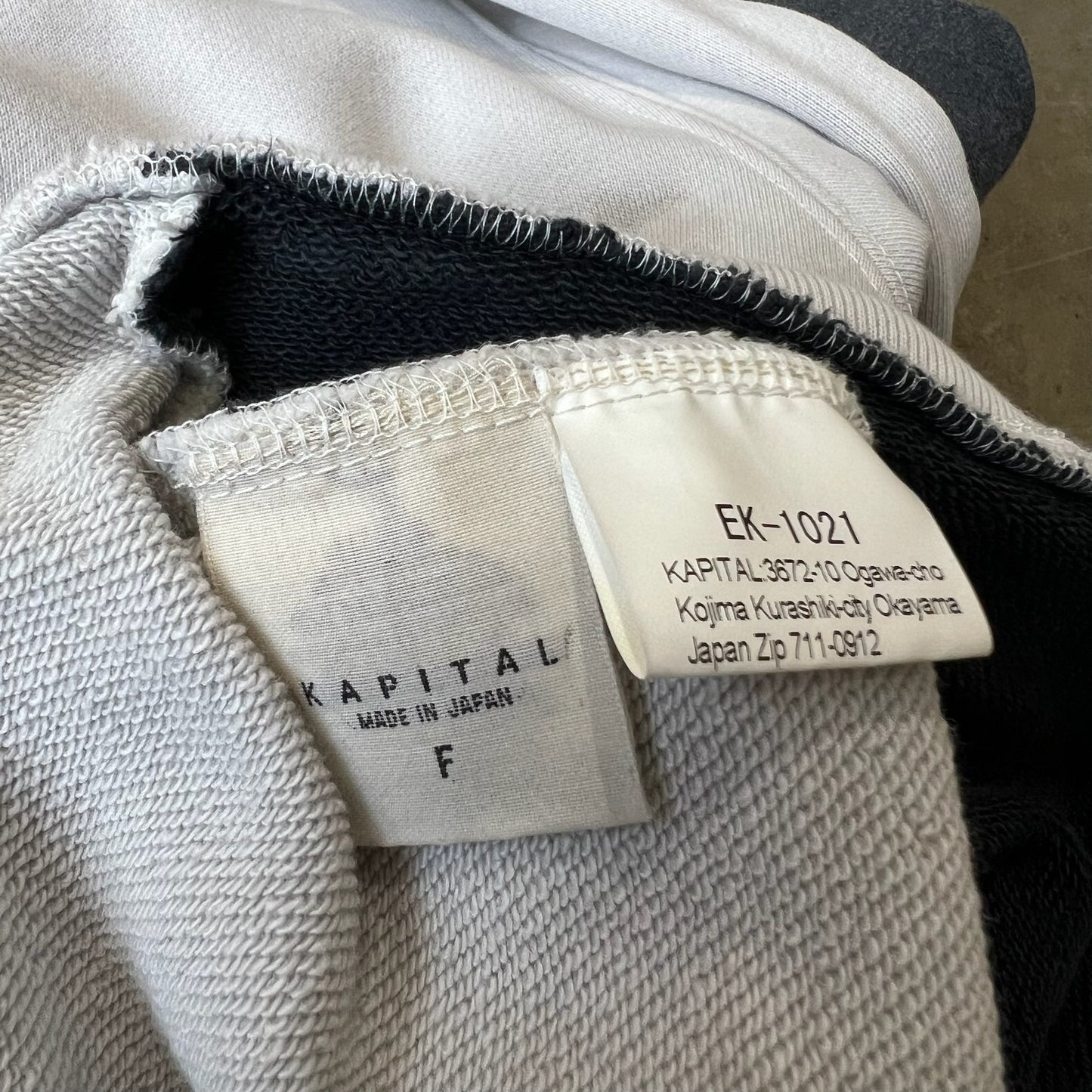 LARGE - Kapital Skeleton Crewneck (Used)