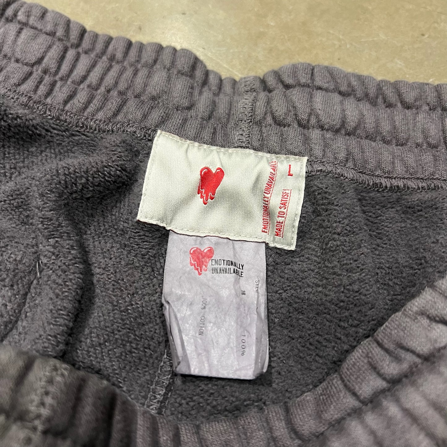 Emotionally Unavailable Wordplay Sweats (Used)