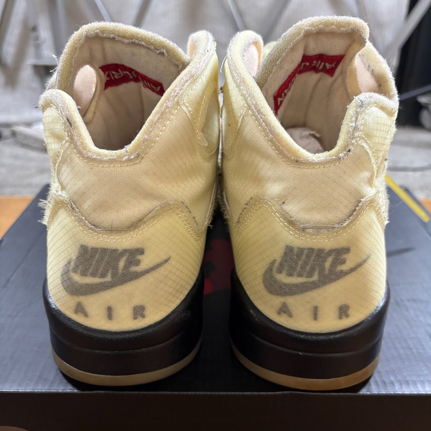 Off-White x Jordan 5 SP 'Sail' (USED)
