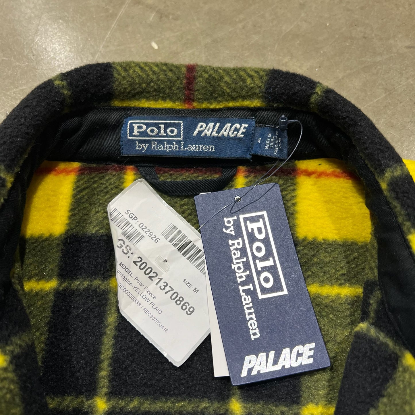 Palace x Polo Plaid Fleece Jacket