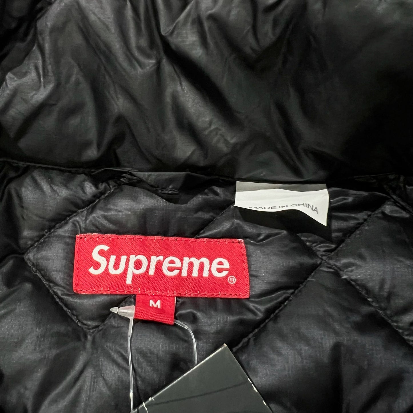 MEDIUM - Supreme Spellout Quilted Lightweight Down Jacket (Used)