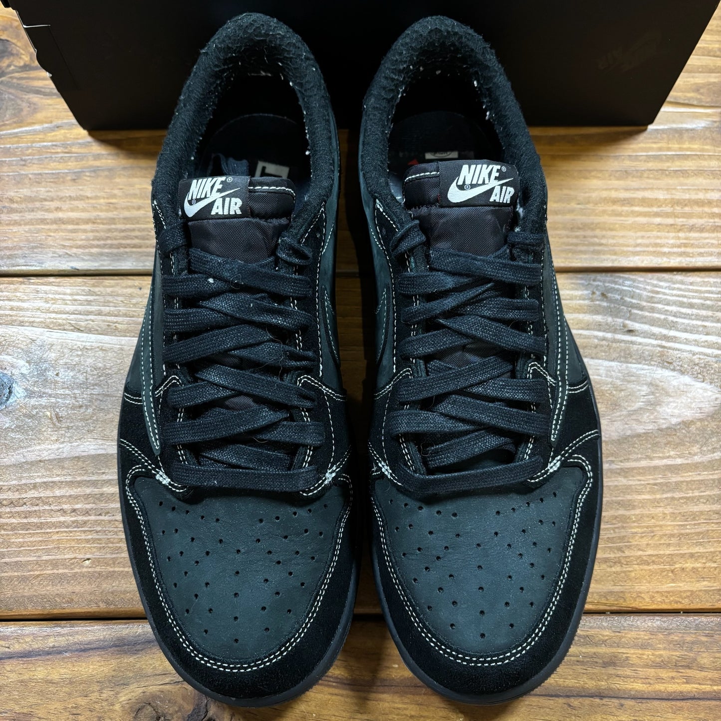 Travis Scott x Jordan 1 Retro Low OG SP 'Black Phantom' (Used)