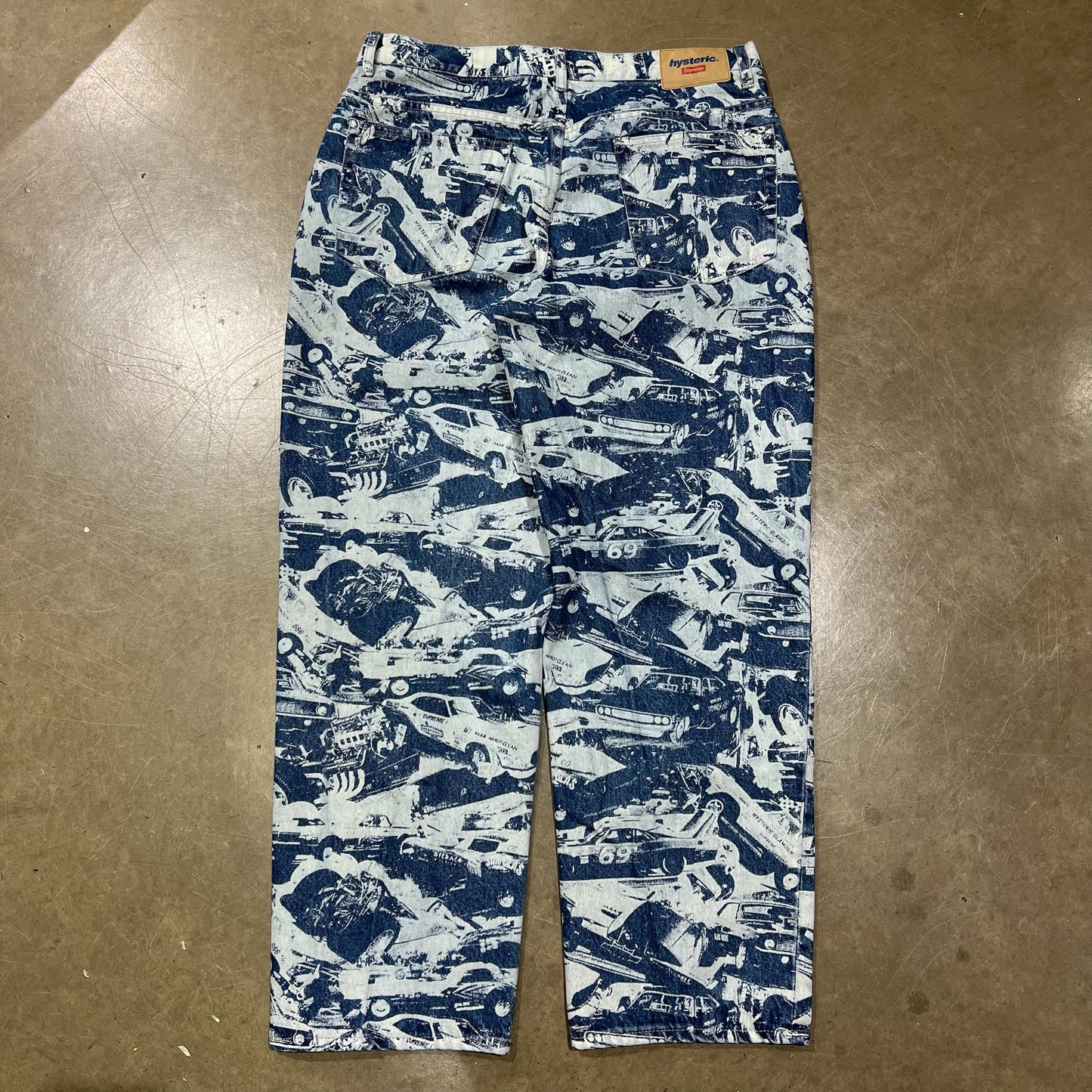 Supreme Hysteric Glamour Cars Baggy Jeans (Used)