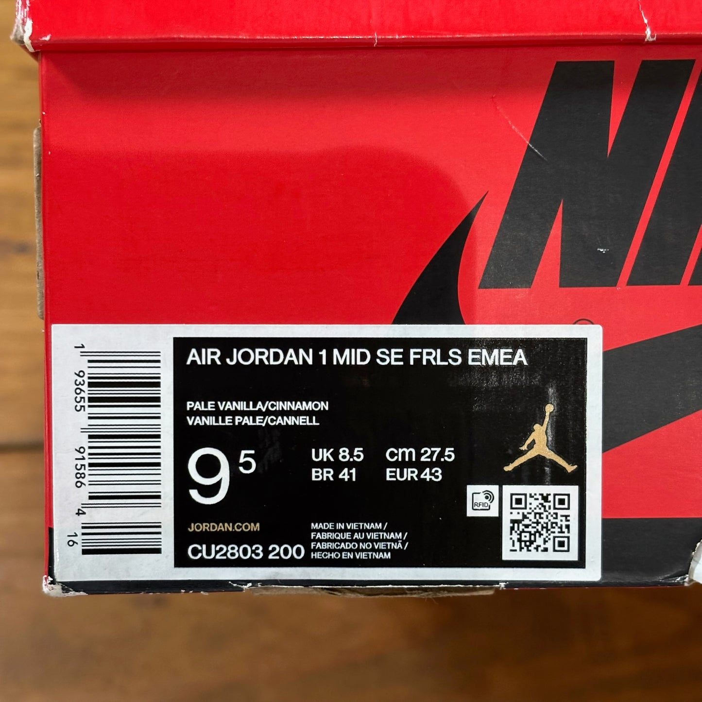 Maison Chateau Rouge x Jordan 1 Mid SE 'Fearless' (Used)
