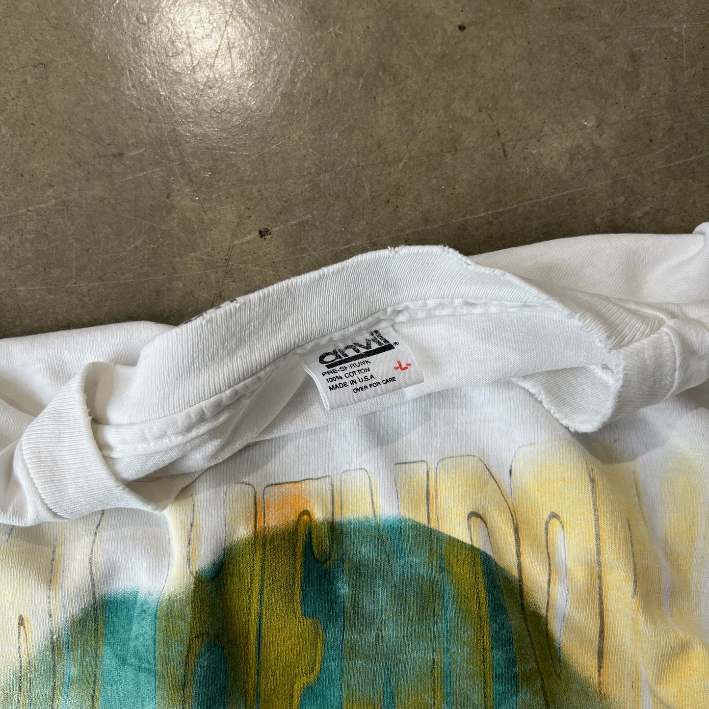LARGE - Vintage Jimi Hendrix Test Print Tee