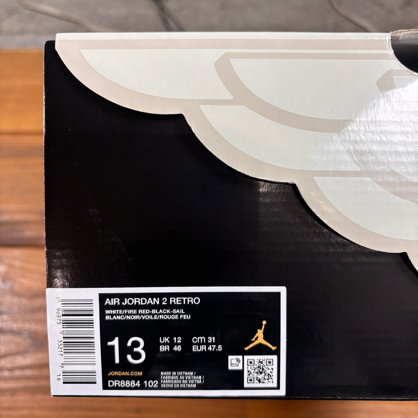 SIZE 13 - Jordan 2 Retro 'Python' (Used)