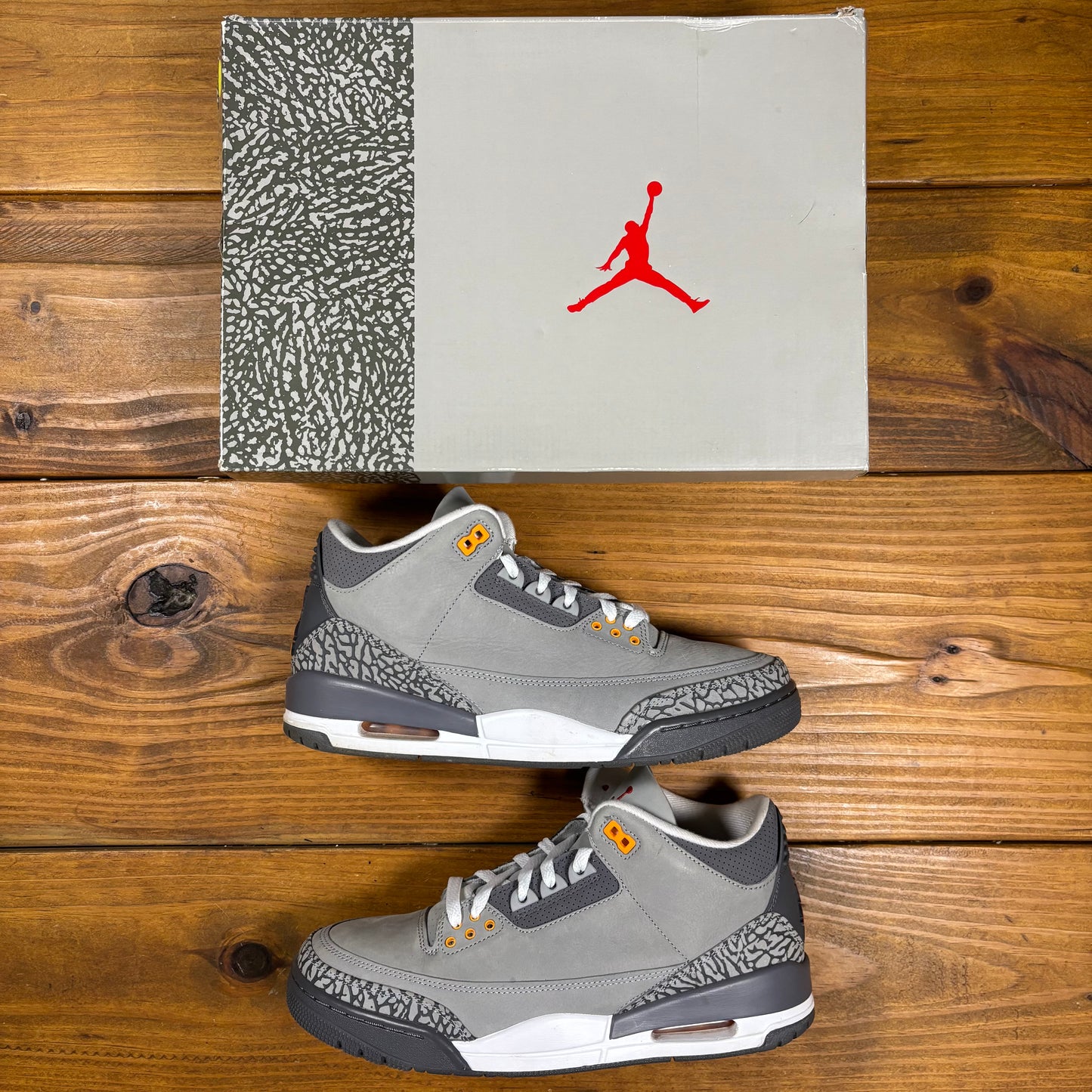 SIZE 10 - Jordan 3 Retro 'Cool Grey' 2021 (Used)