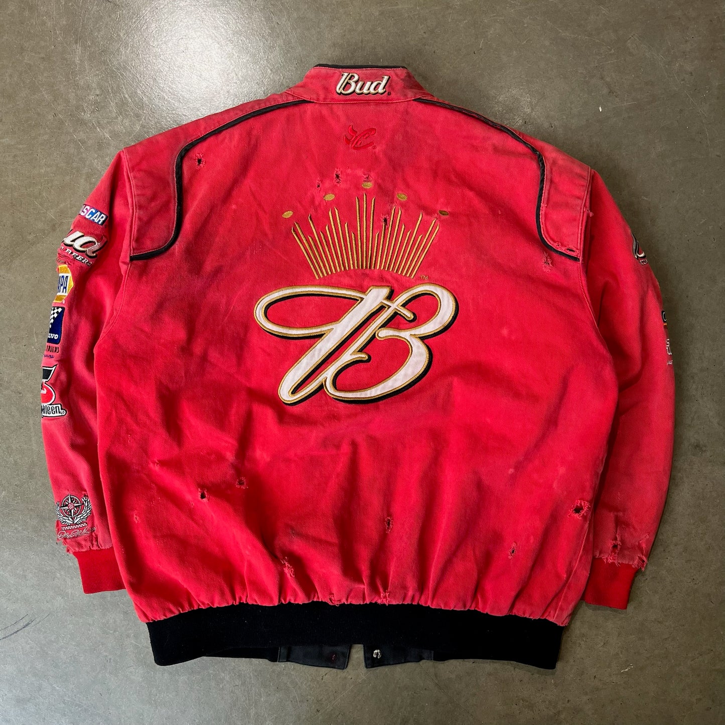 XL - Vintage Budweiser Racing Jacket