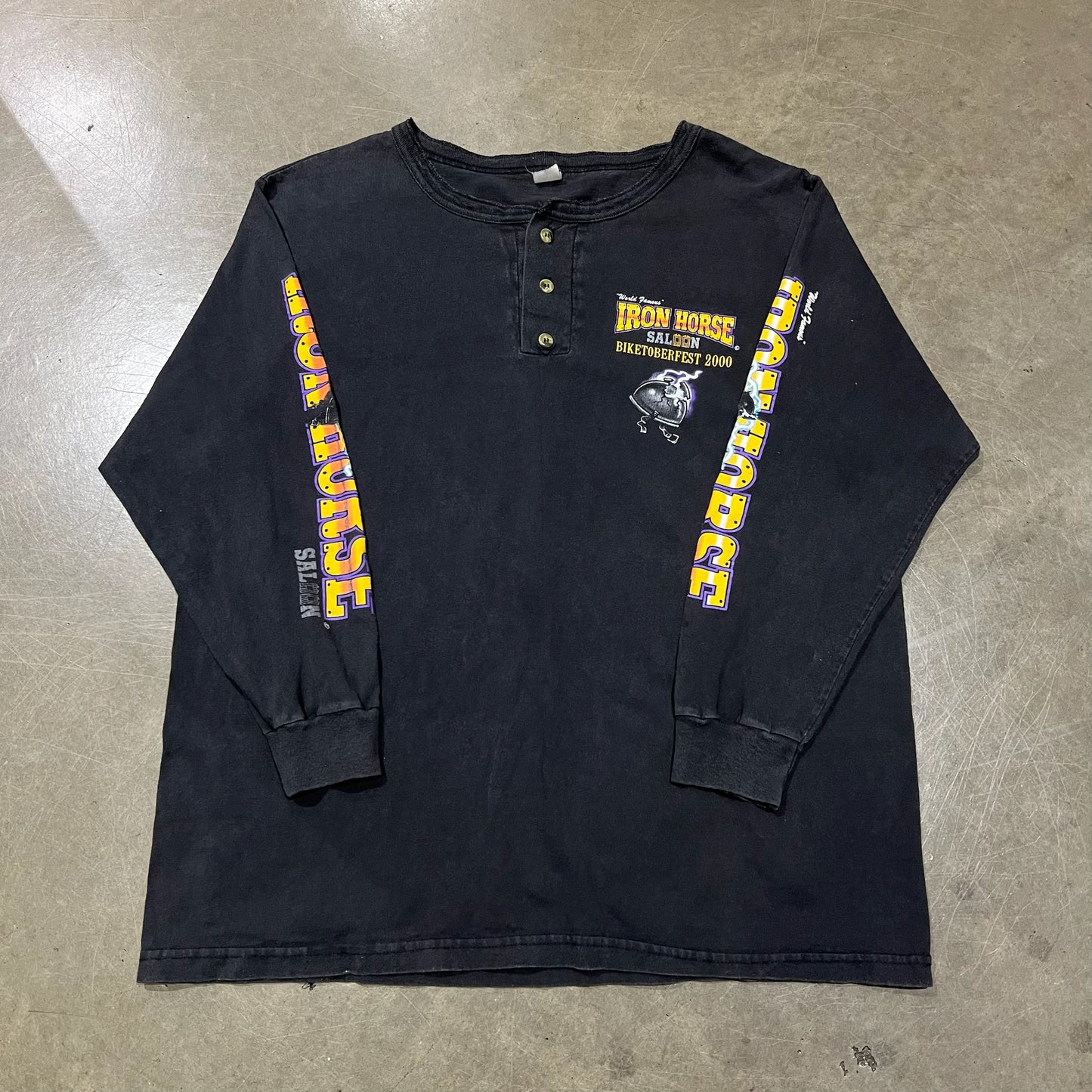 XXL - Vintage Iron Horse Longsleeve Tee