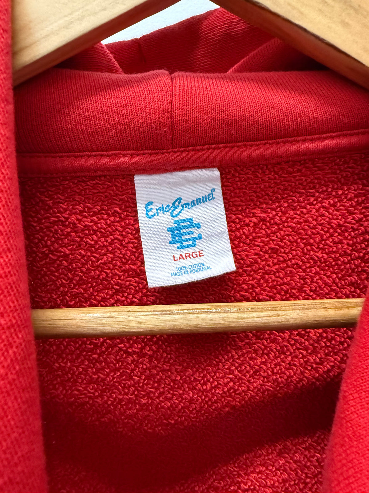 Eric Emanuel EE Felt Zip Up Hoodie (Pre-Owned) - Large