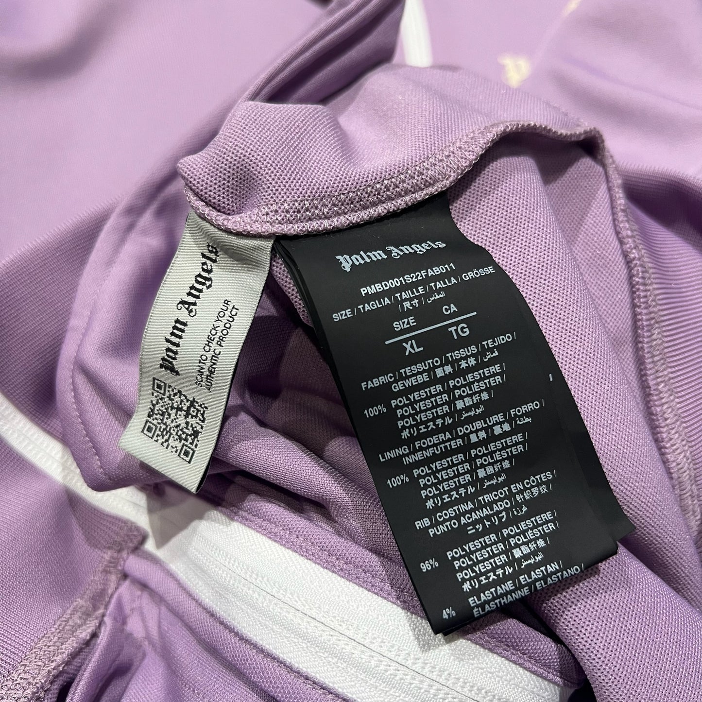 Lavender Palm Angels Track Jacket (Used)
