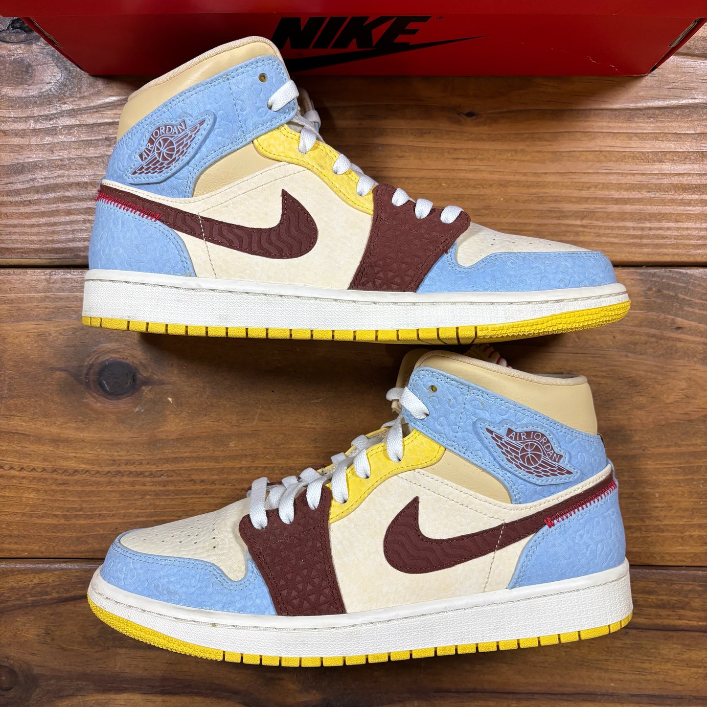 Maison Chateau Rouge x Jordan 1 Mid SE 'Fearless' (Used)