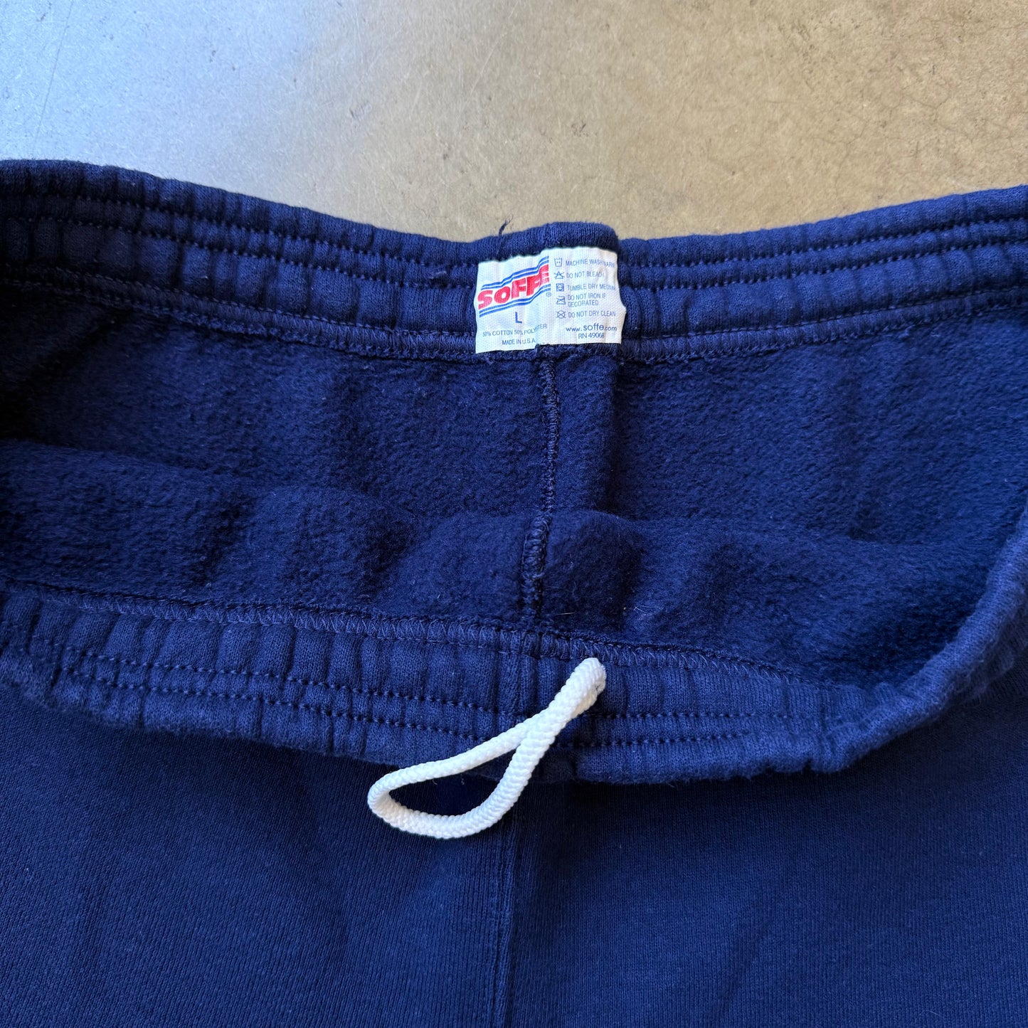 Groß – Vintage Navy 3/4-Sweatshorts