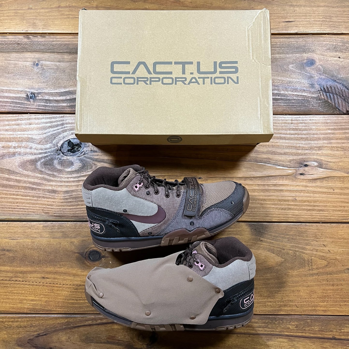 SIZE 12 - Travis Scott x Air Trainer 1 SP 'Chocolate' (Used)