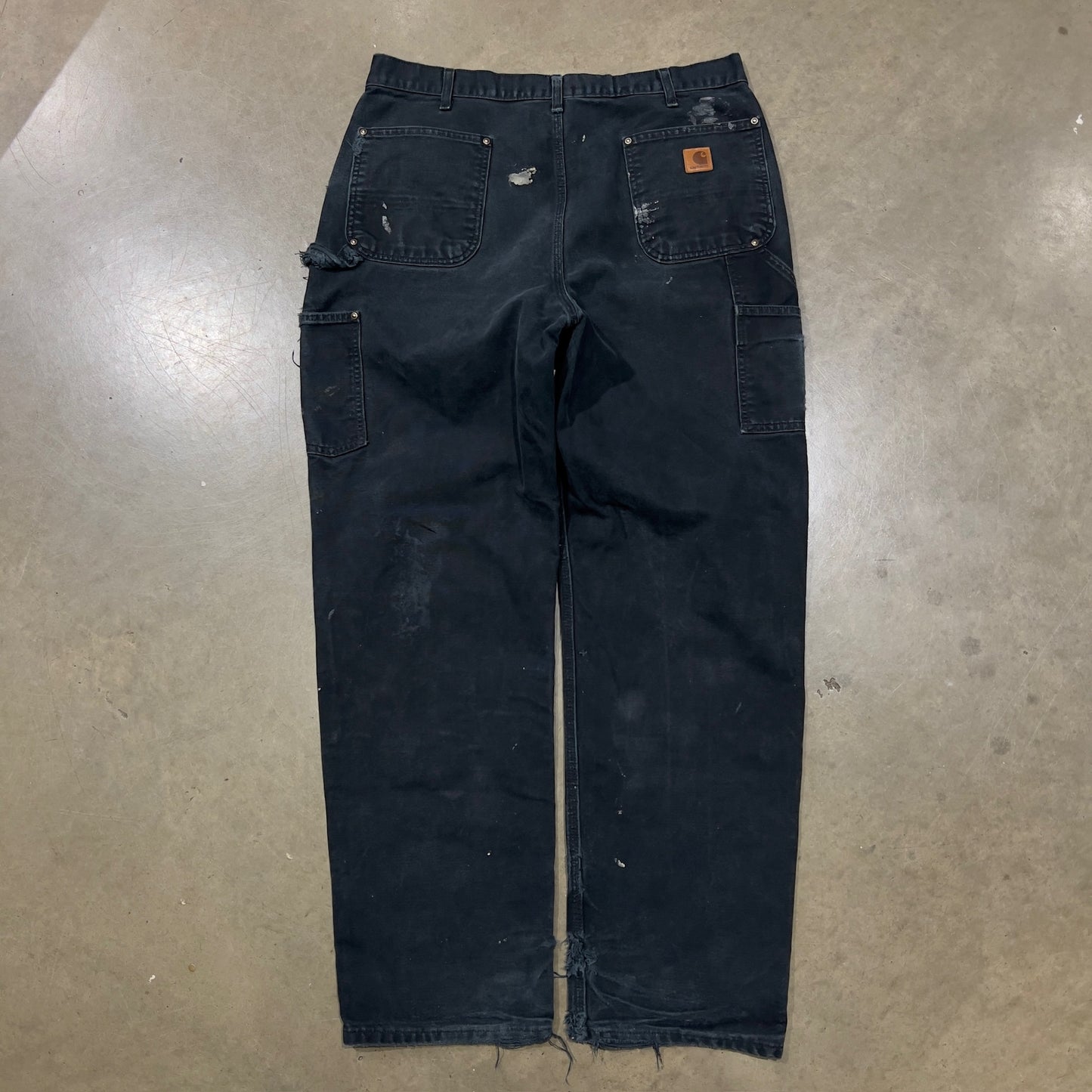 Vintage Carhartt Double Knee Pants Black