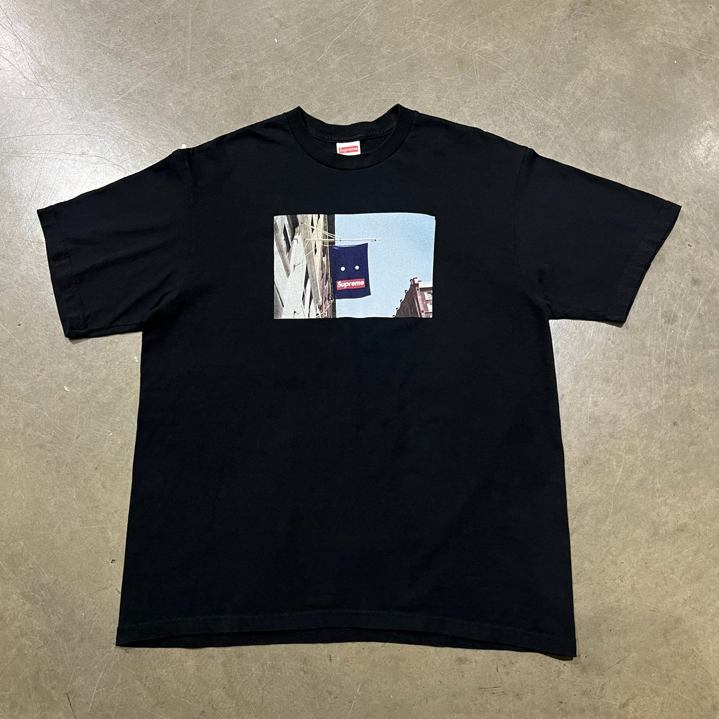 Supreme Banner Tee (Used)