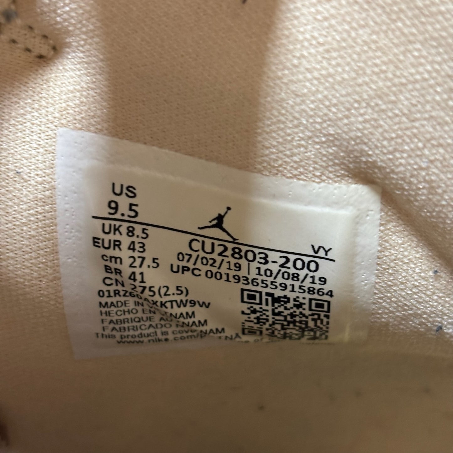 Maison Chateau Rouge x Jordan 1 Mid SE 'Fearless' (Used)