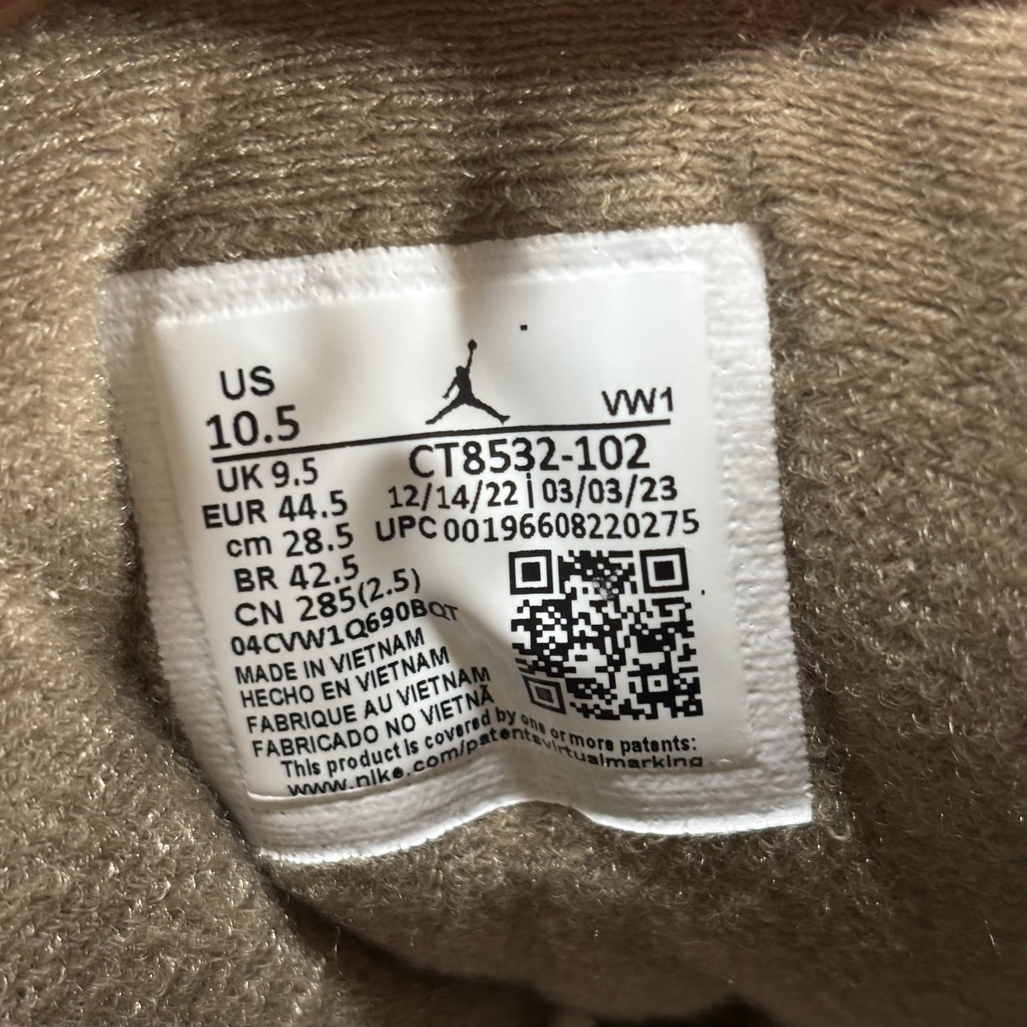Jordan 3 Retro 'Palomino' (Used)