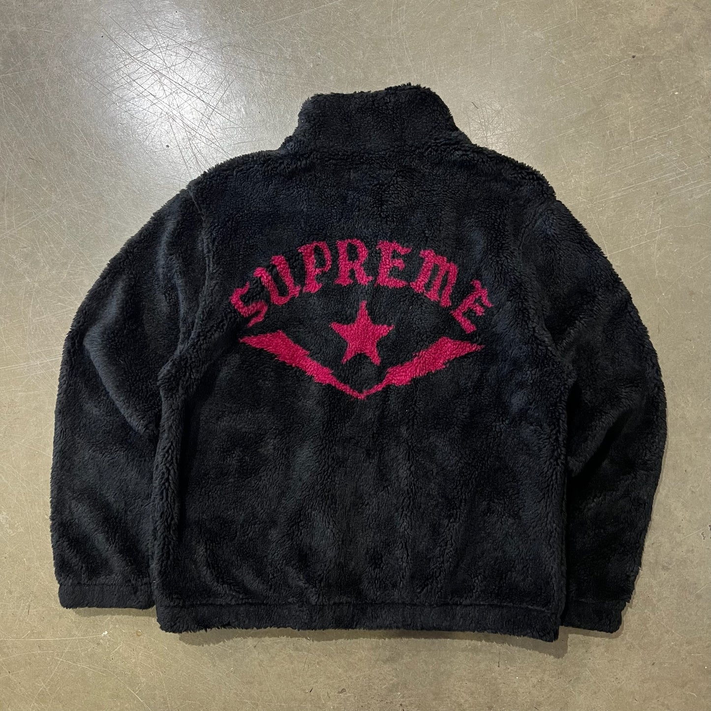 MEDIUM - Supreme Star Fleece Jacket (Used)