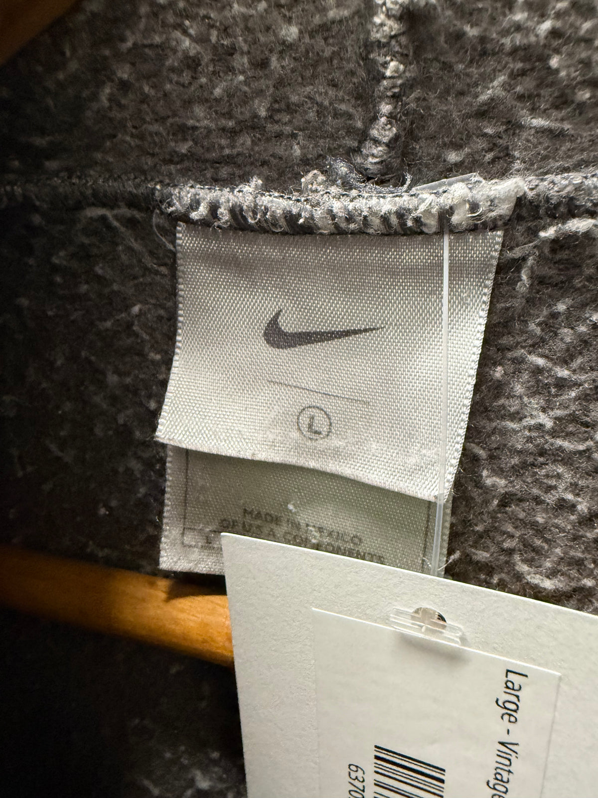 Vintage Nike Center Swoosh Hoodie - Large