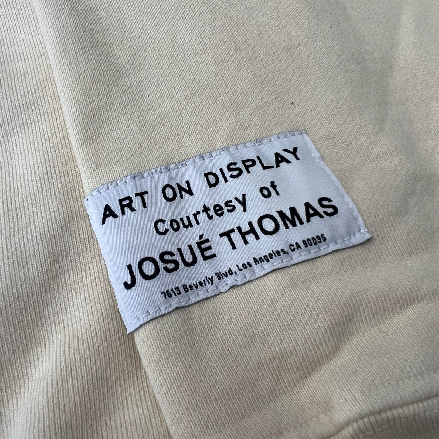 Gallery Dept Boxing Merch Hoodie - Cream