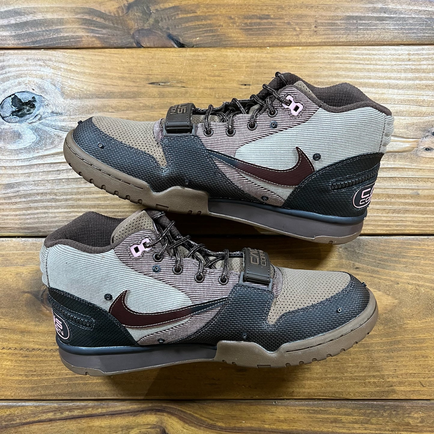 SIZE 12 - Travis Scott x Air Trainer 1 SP 'Chocolate' (Used)