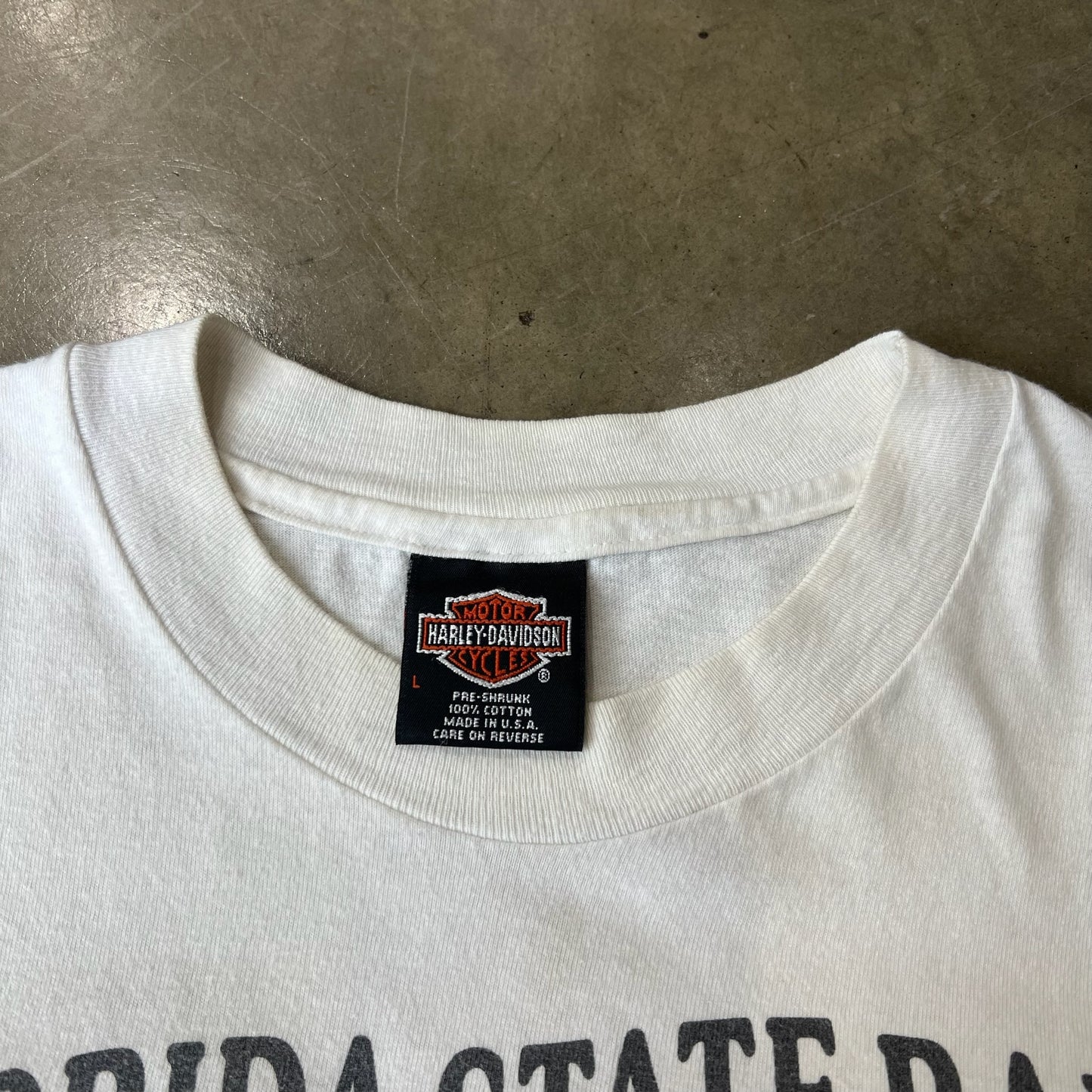 LARGE - Vintage Florida Jaguar Harley Tee