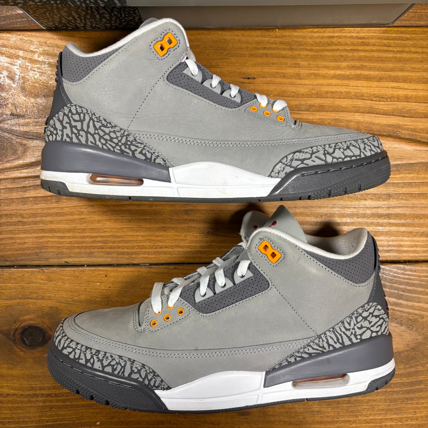 SIZE 10 - Jordan 3 Retro 'Cool Grey' 2021 (Used)