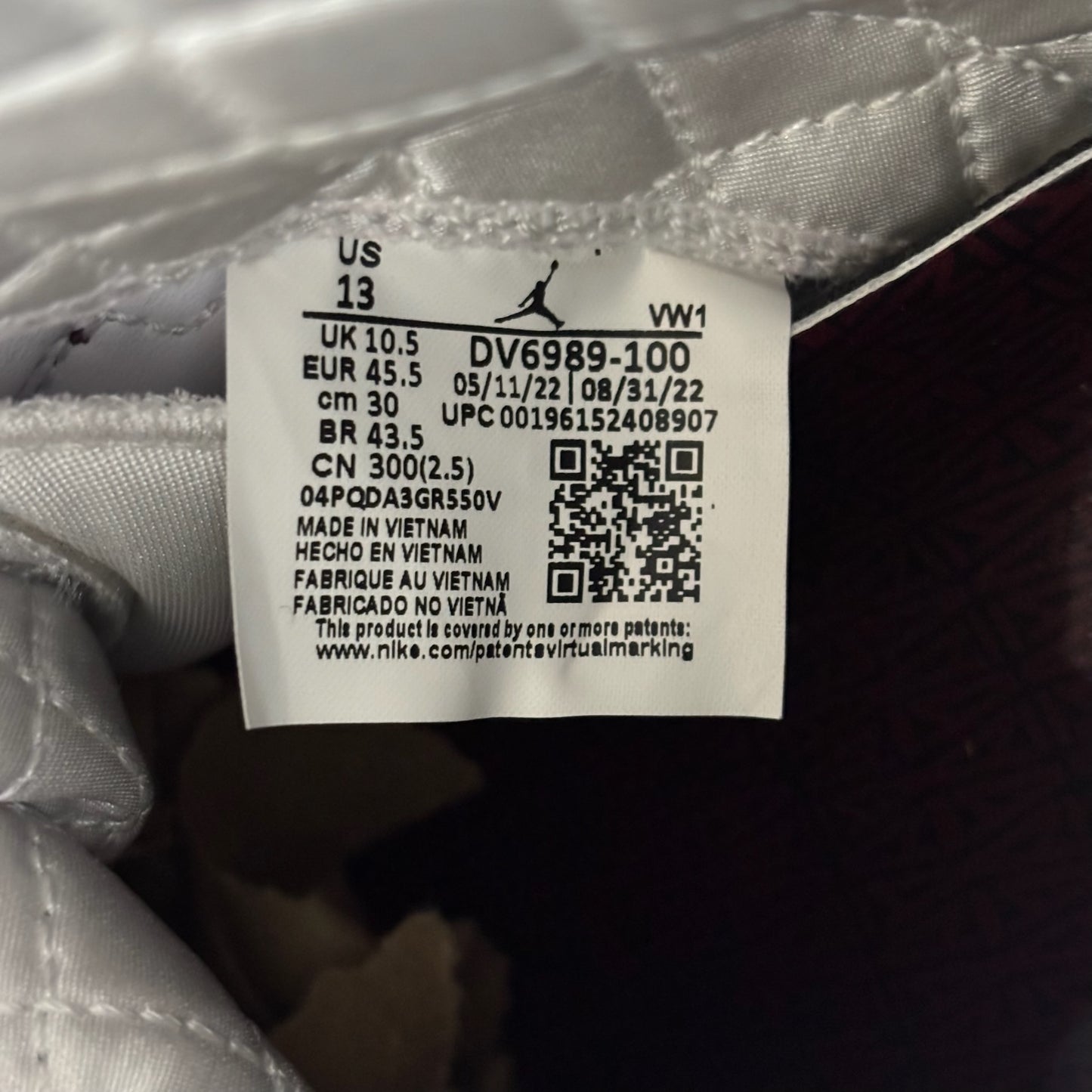 A Ma Maniére x Wmns Jordan 12 Retro SP 'White' (Used)
