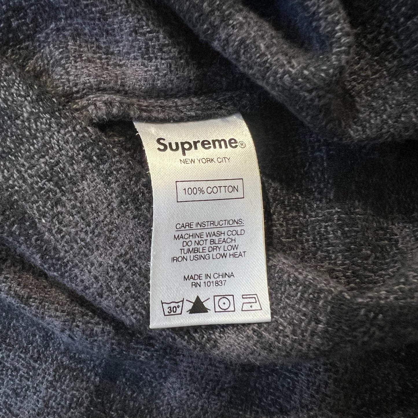MEDIUM - Supreme Flannel Shirt (Used)