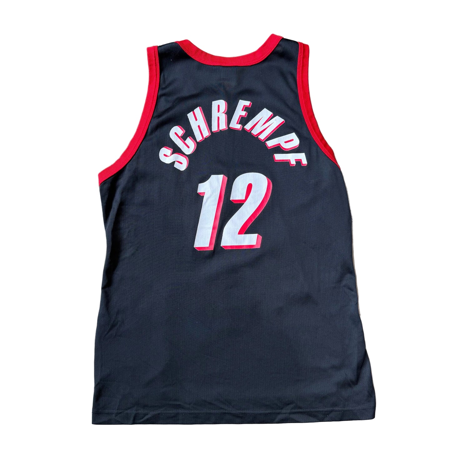 Groß - Vintage Champion Detlef Schrempf Portland Trikot