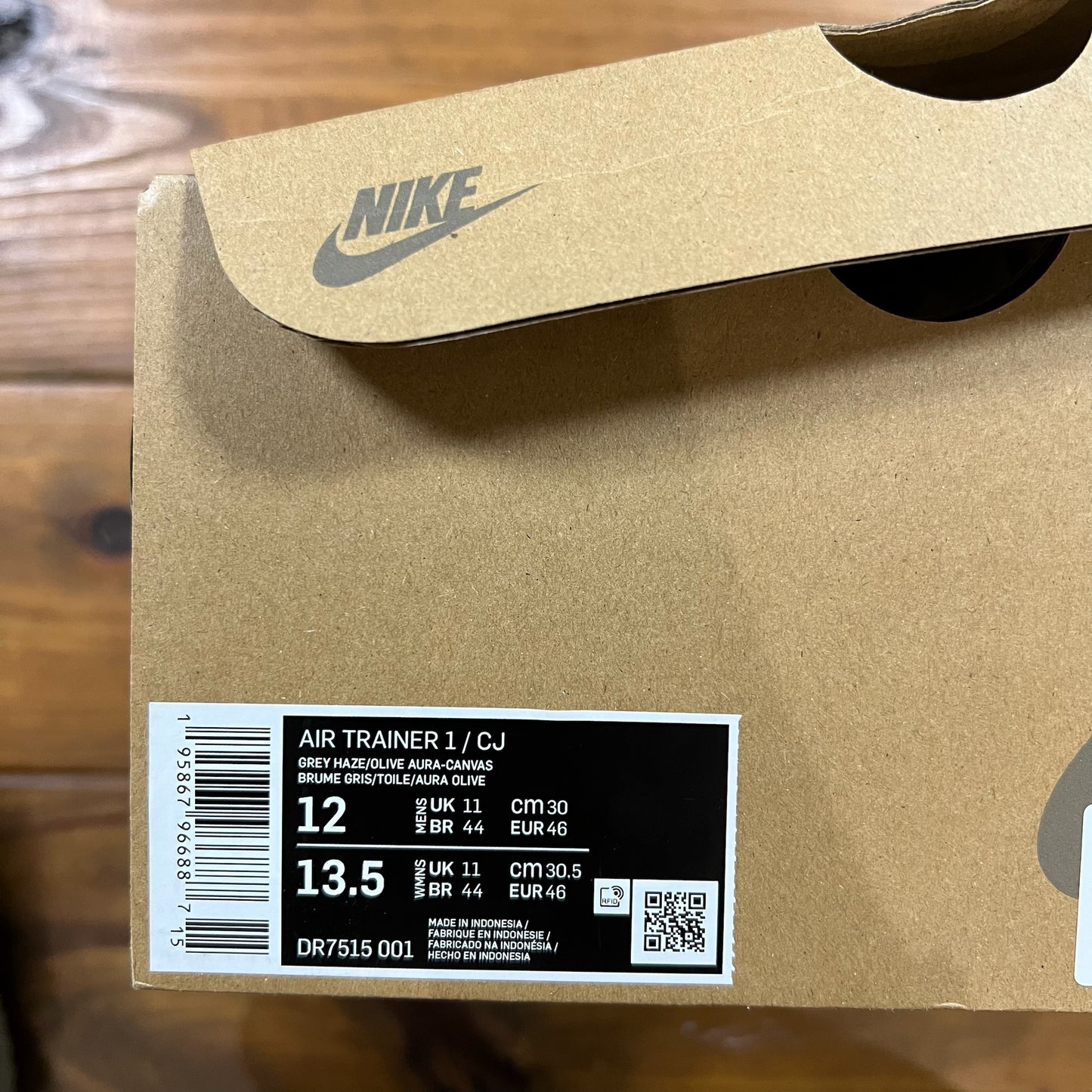SIZE 12 - Travis Scott x Air Trainer 1 SP (Used)