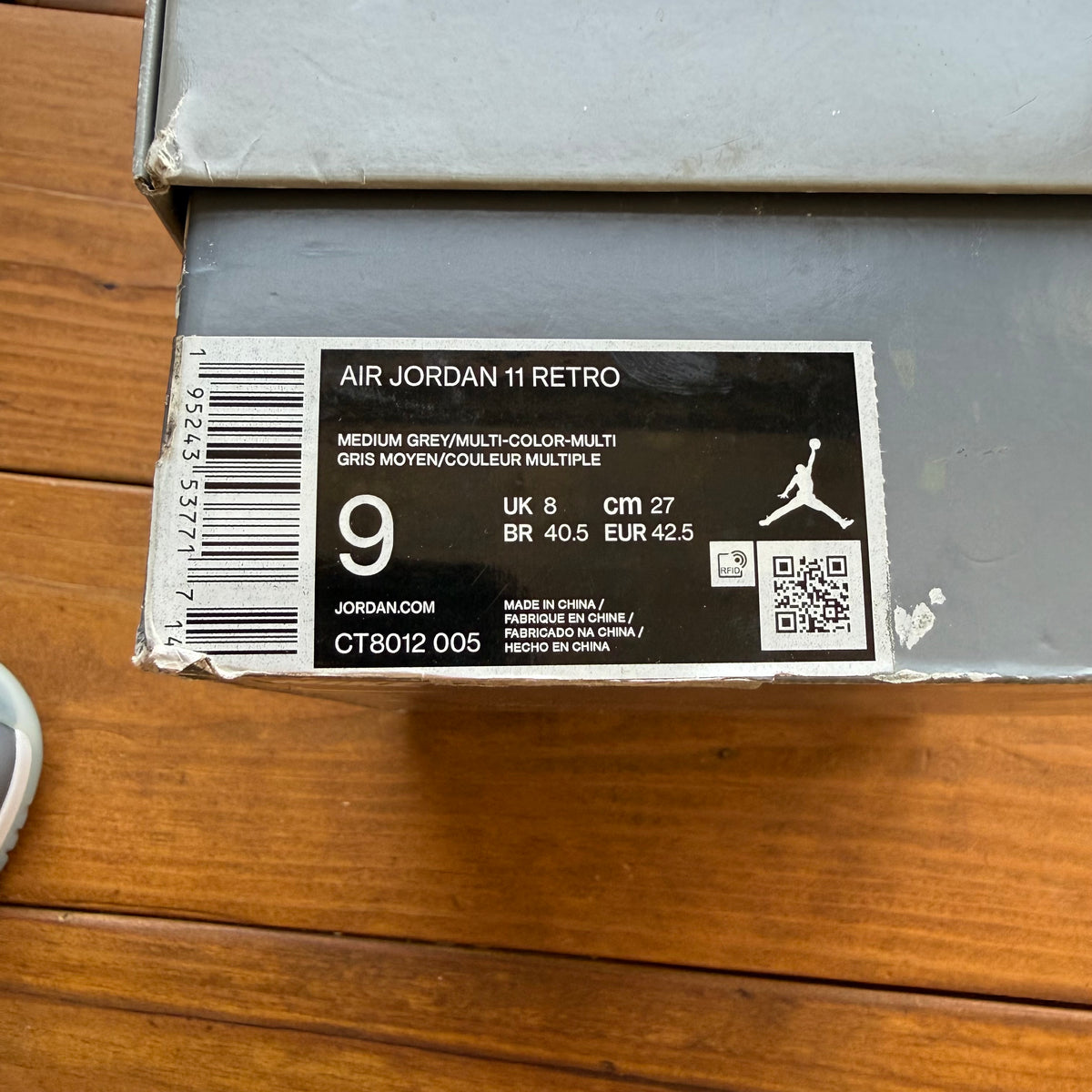 Size 9 - Jordan 11 Retro 'Cool Grey' 2021 (Used)