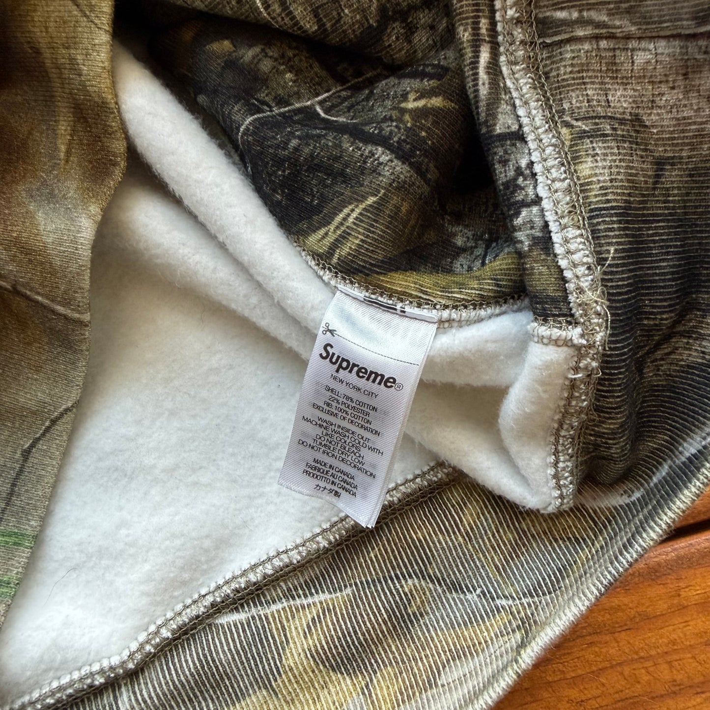Pequeña - Sudadera con Capucha Supreme Box Logo 'Camo'