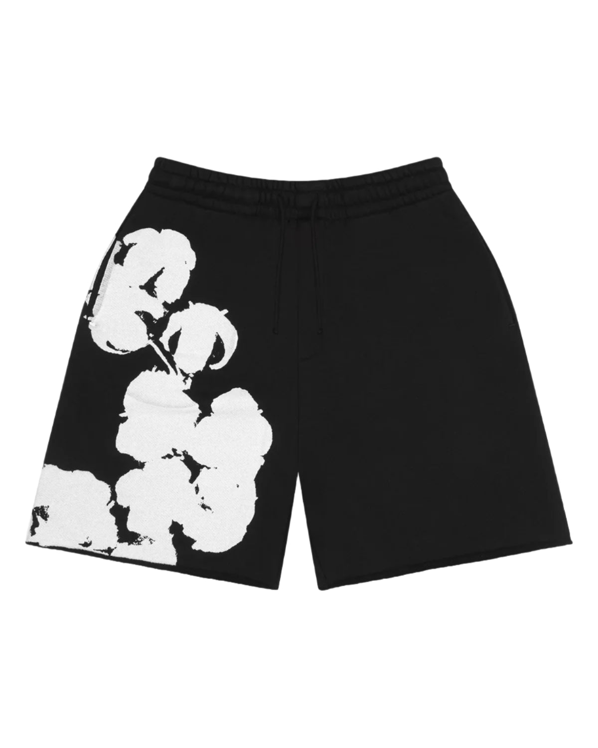 Denim Tears Biggie Cotton Wreath Sweat Shorts - Black