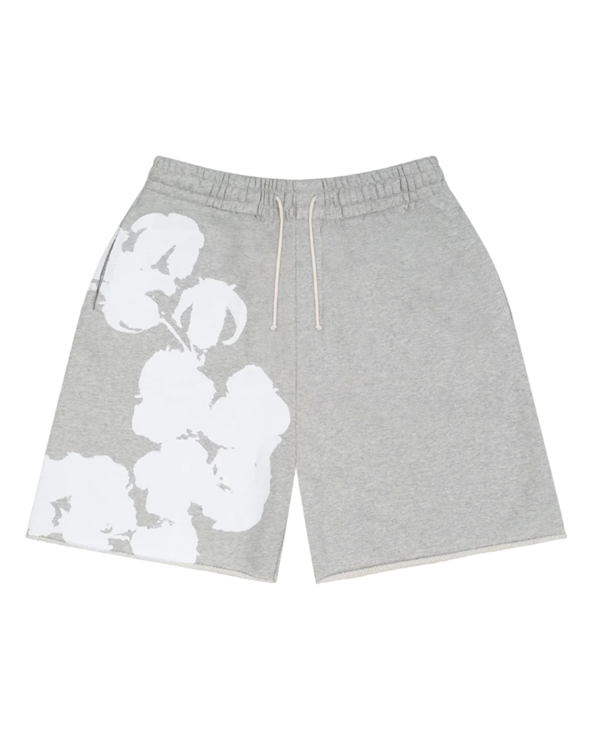 Denim Tears Biggie Cotton Wreath Sweat Shorts - Grey